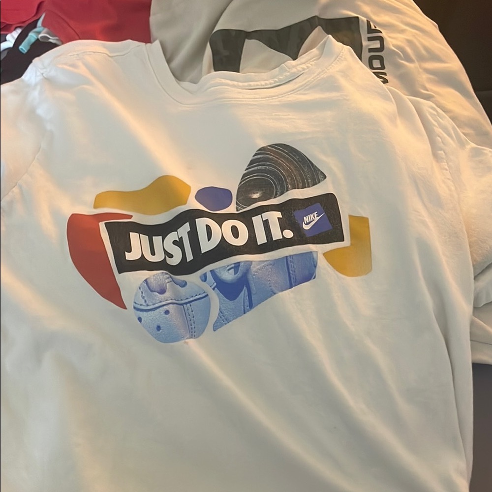 Nike White Short Sleeve Tee Just Do It